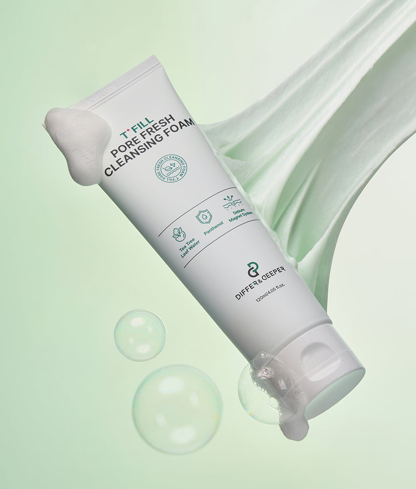 DIFFER&DEEPER Pore Fresh Cleansing Foam 120ml