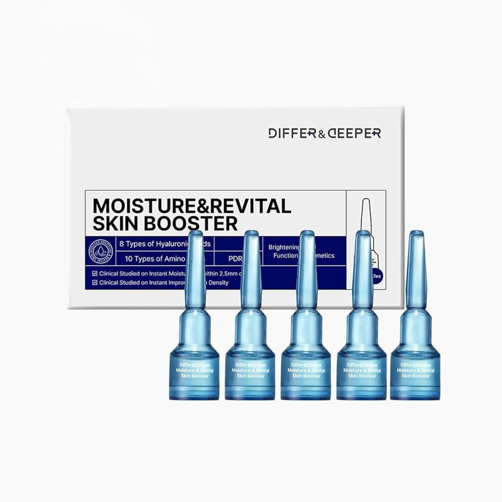 Differ&Deeper PDRN Salmon Ampoule Deep-Moisture Skin Booster 2 ml × 5
