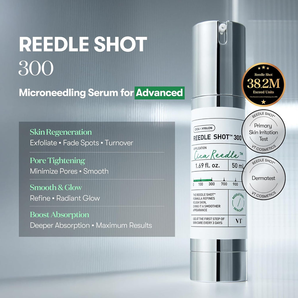 VT Cosmetics Reedle Shot 300 – Micro-Needling Booster, 50 ml