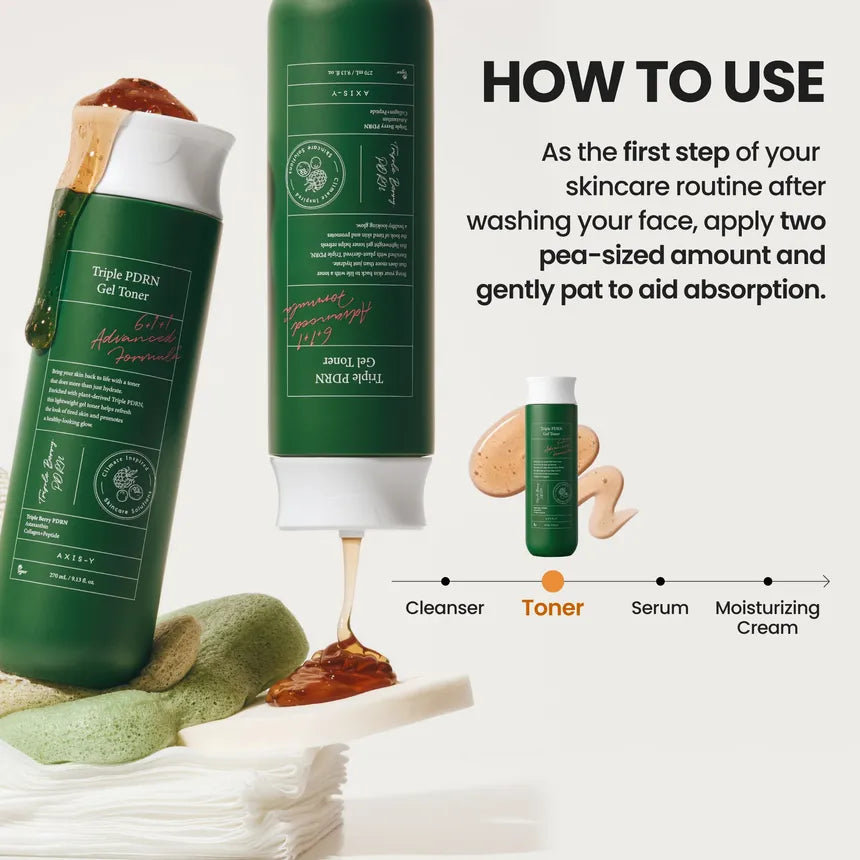 AXIS-Y Triple PDRN Gel Toner 270 ml