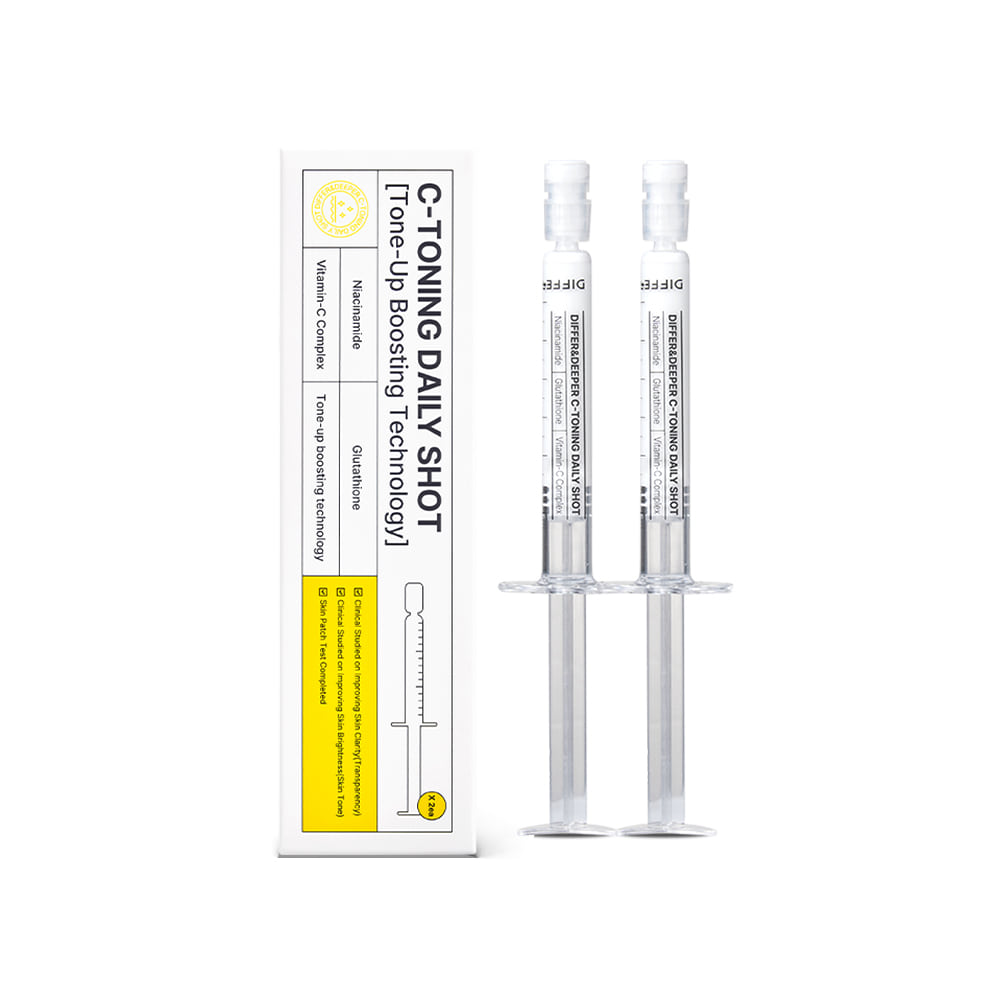 Differ&Deeper C-Toning Daily Shot  2.5ml x 2 vials