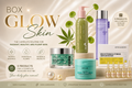 Korean Skincare Glow Bundle Box – PDRN, NAD+ & Hyaluronic Acid Set