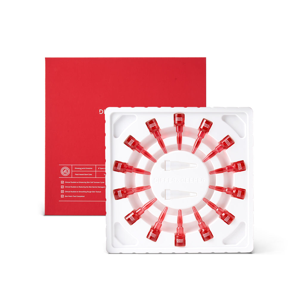 Differ&Deeper Red Exosome Skin Serum 2ml x 14 vials