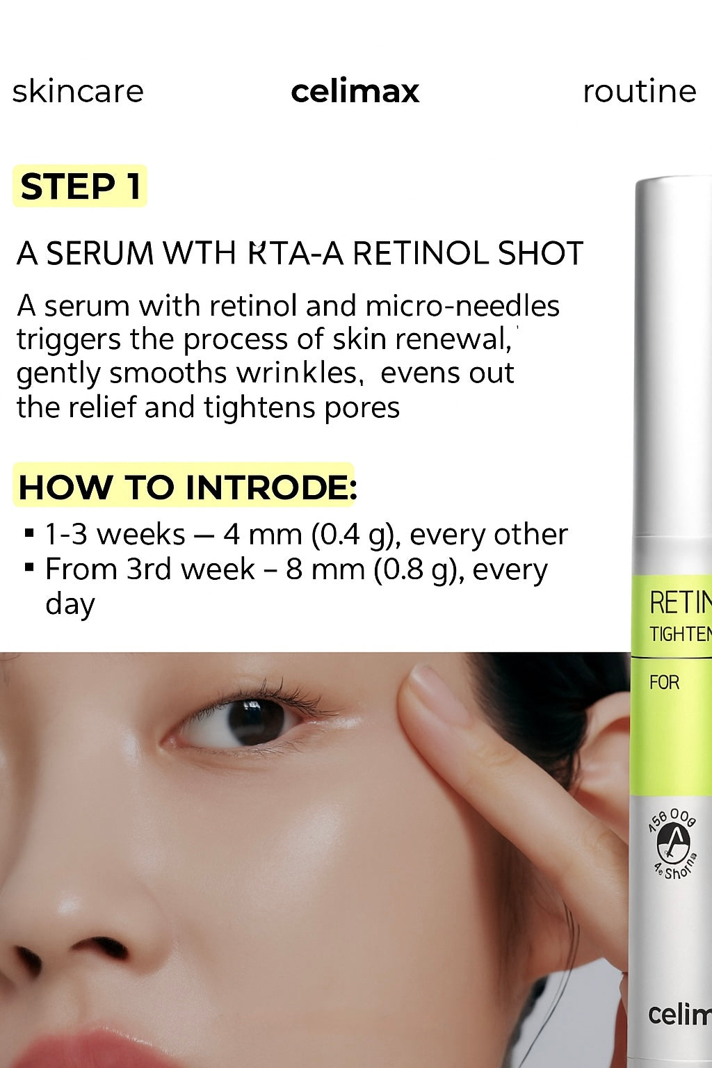 Celimax Vita-A Retinol Shot Tightening Serum