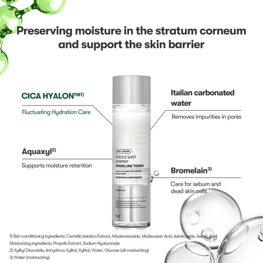 VT Cosmetics  Reedle Shot Synergy Sparkling Toner 150ml