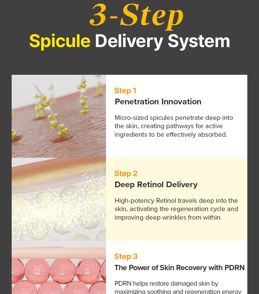 Mary&May - Spicule Retinol PDRN Cream - Anti-Aging