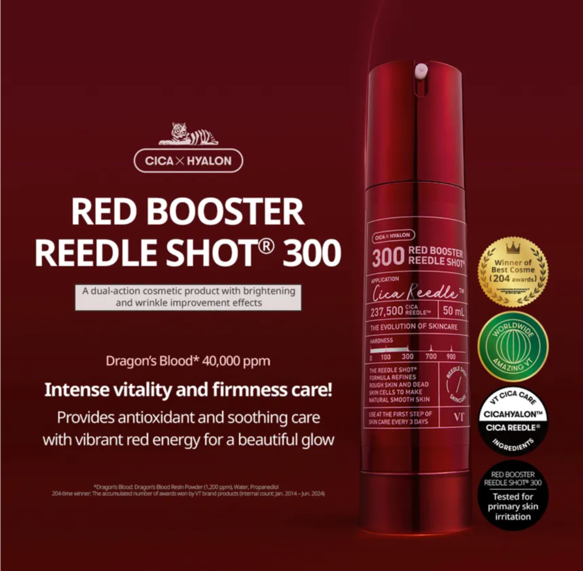VT COSMETICS Red Booster Reedle Shot 300