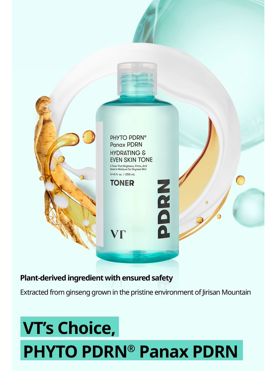 VT – PDRN Toner Hydrating Facial Toner with PDRN