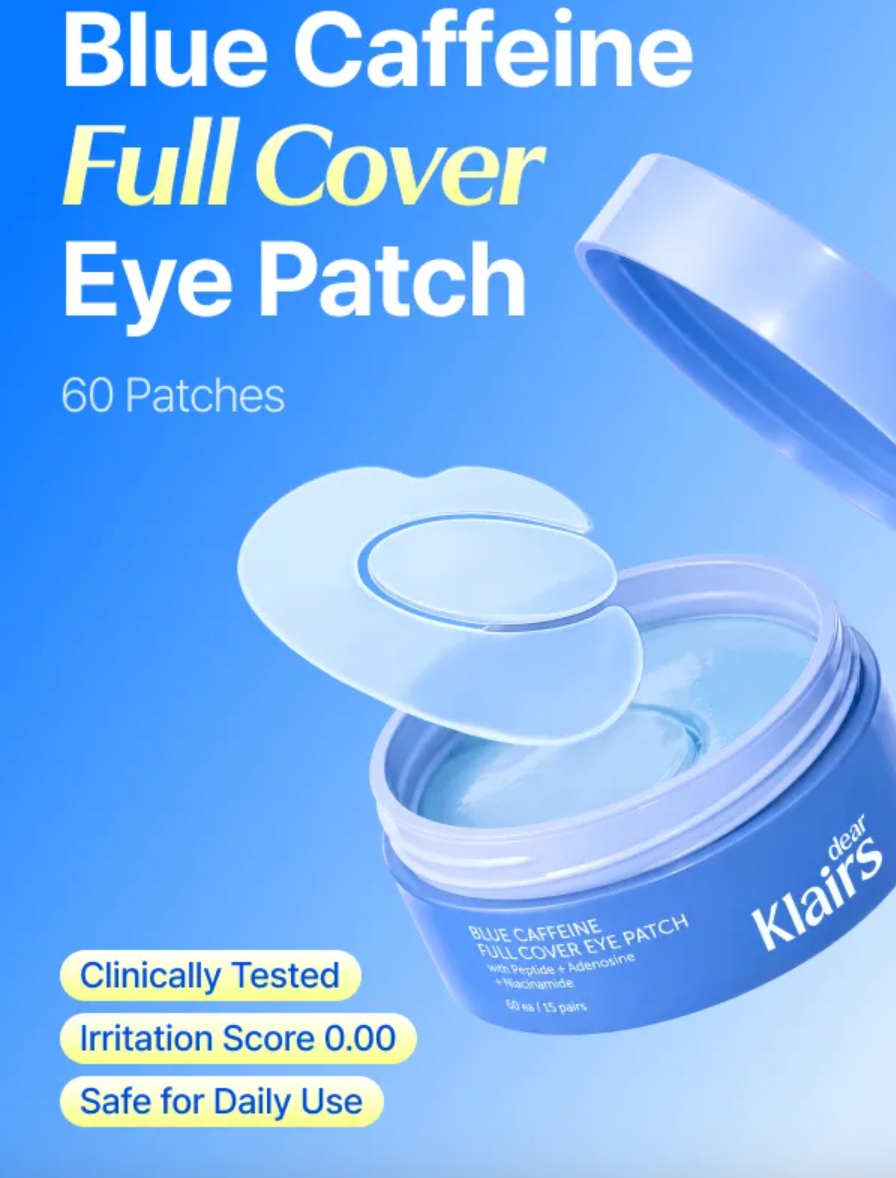 Dear Klairs - Blue Caffeine Full Cover Eye Patch