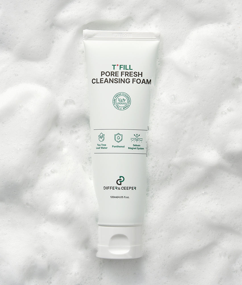 DIFFER&DEEPER Pore Fresh Cleansing Foam 120ml