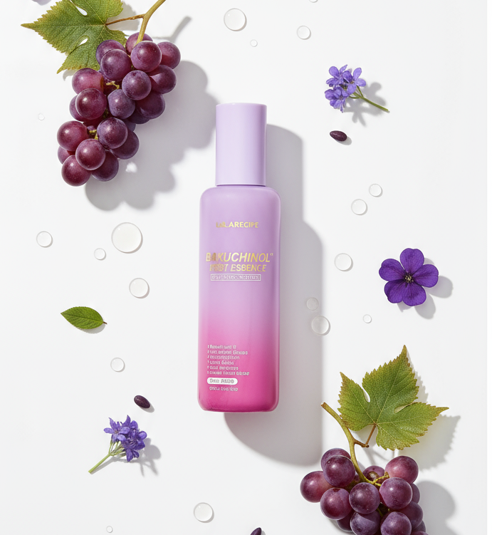 LALARECIPE Bakuchinol First Essence Toner - Grape Purple