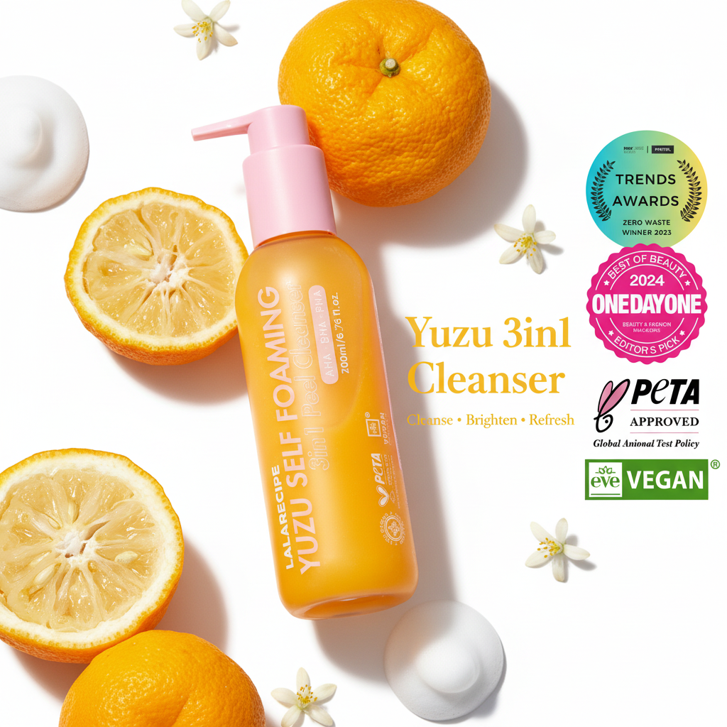 LALARECIPE Yuzu 3in1 Cleanser