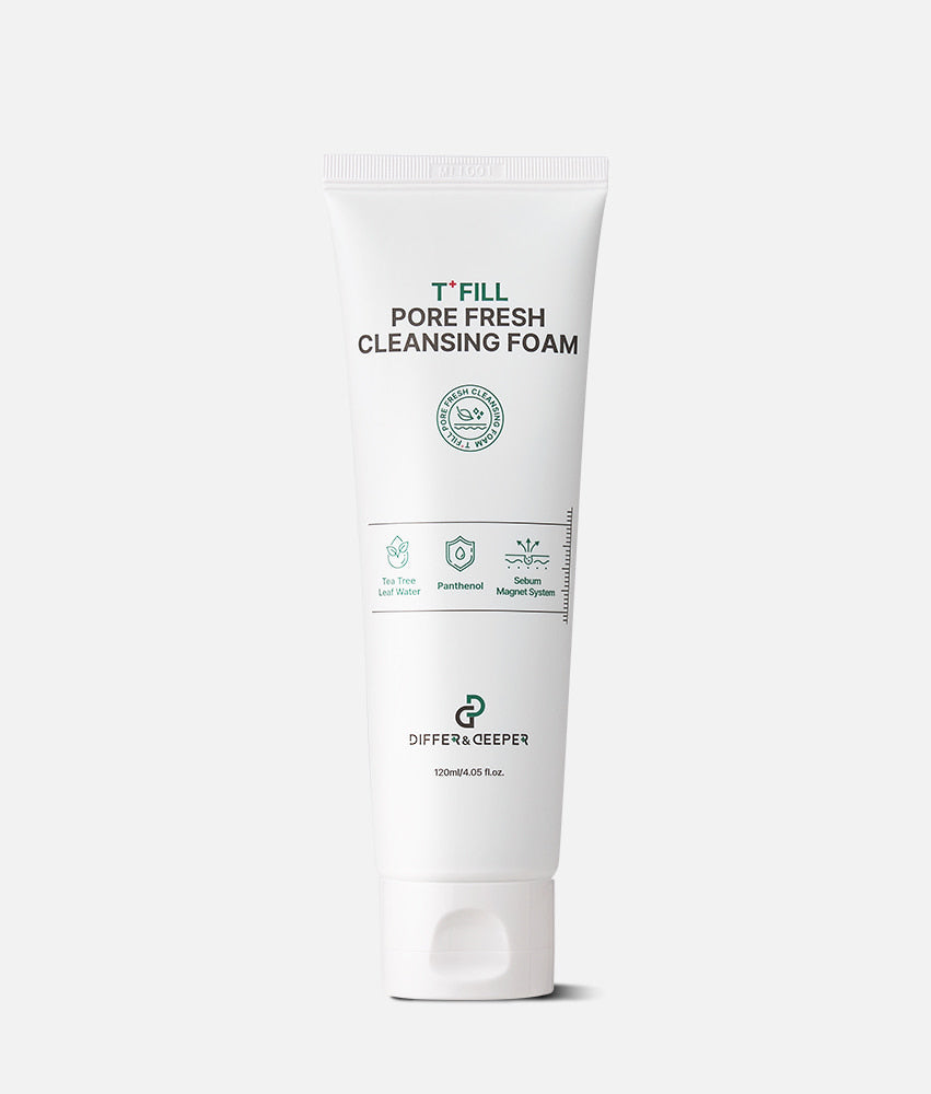 DIFFER&DEEPER Pore Fresh Cleansing Foam 120ml