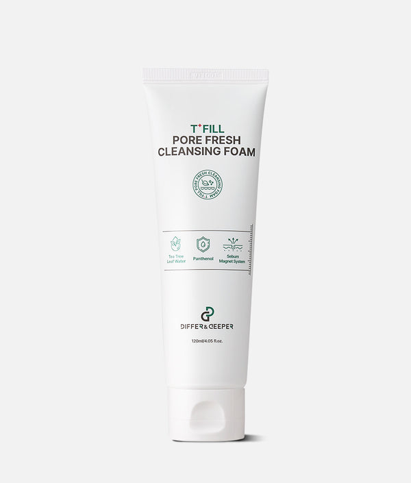 DIFFER&DEEPER Pore Fresh Cleansing Foam 120ml