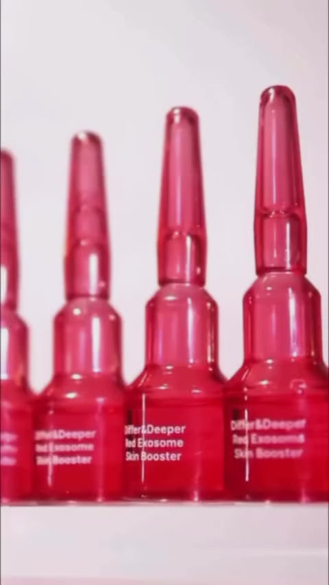 Differ&Deeper Red Exosome Skin Booster (2ml x 5 vials)
