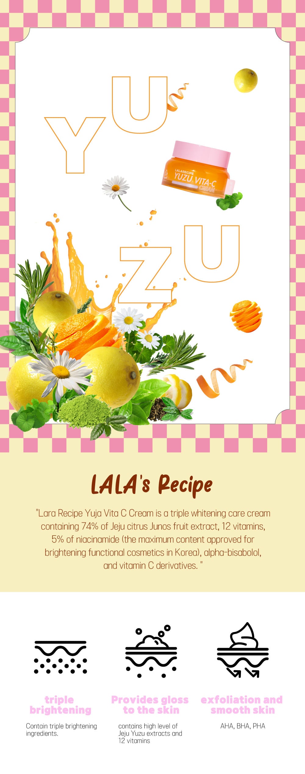 LALARECIPE Triple Glow Cream